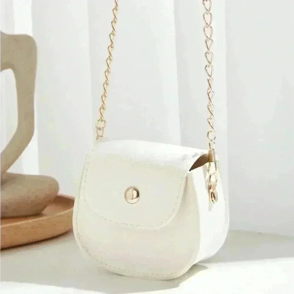 Handbags - ⚠️Clearance Mini Solid White Crossbody Bag